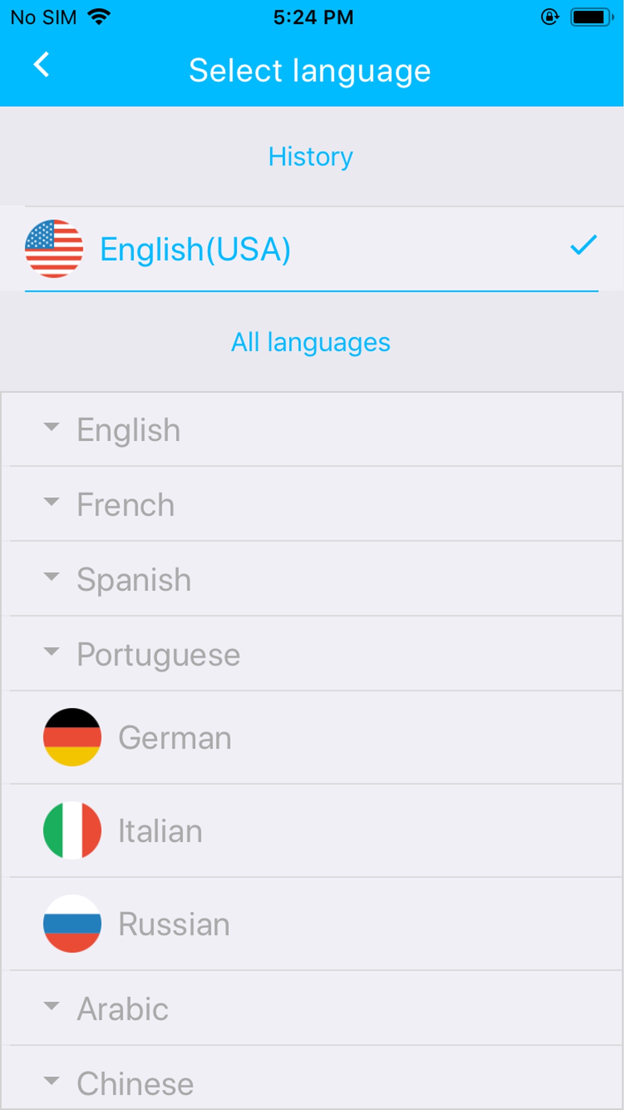 iPhone screenshot