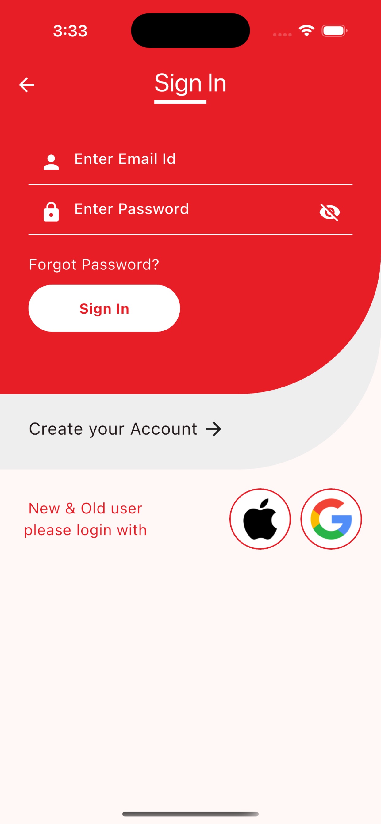 iPhone screenshot