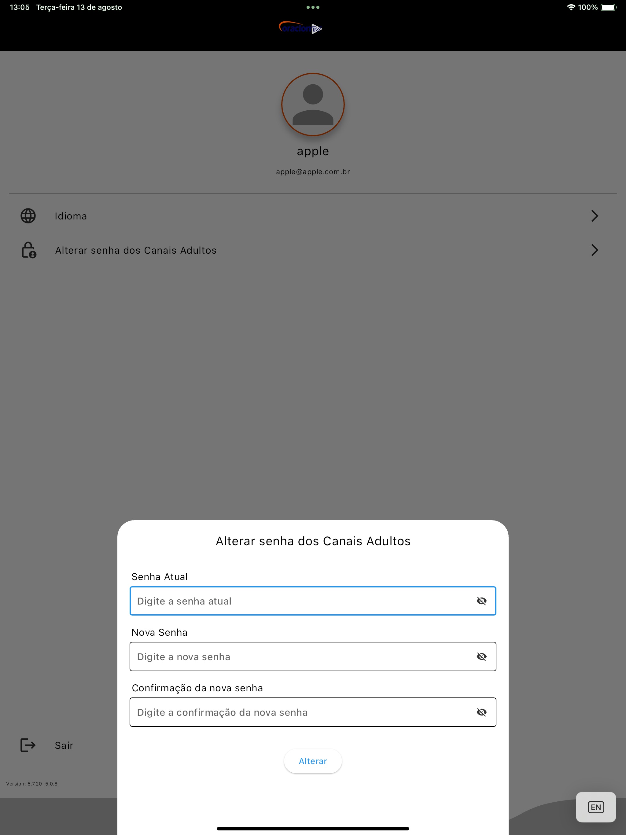 iPad screenshot