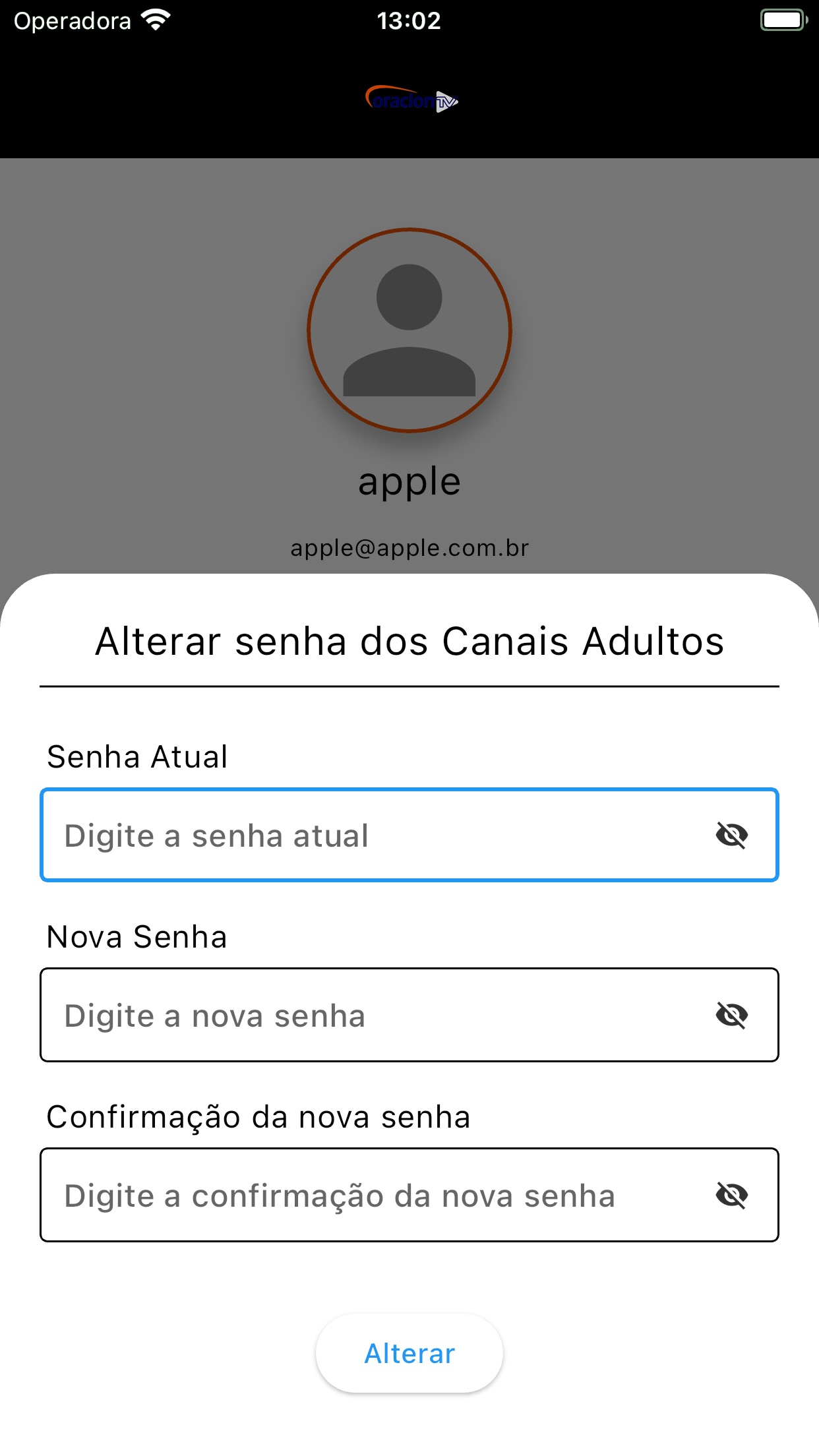 iPhone screenshot