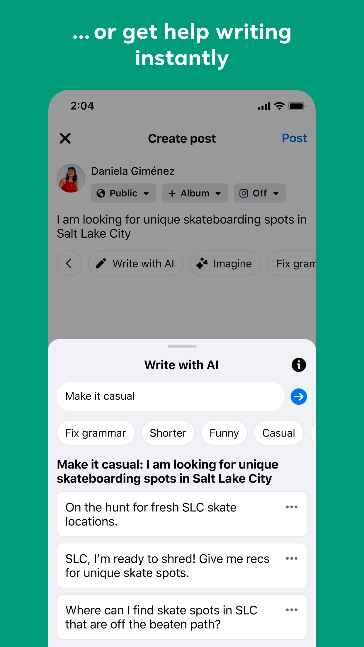 iPhone screenshot