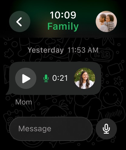 Apple Watch screenshot