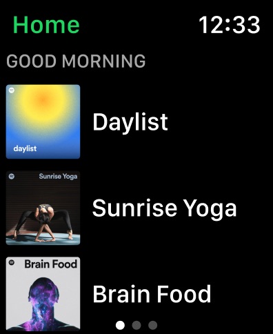 Apple Watch screenshot