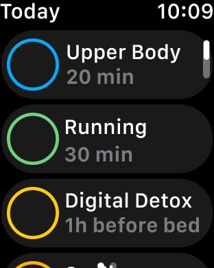 Apple Watch screenshot